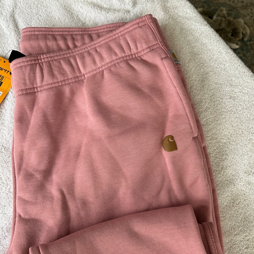 Women’s pink Carhartt  sweat pants